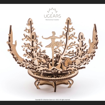 Pozytywka - kwiat - UGEARS